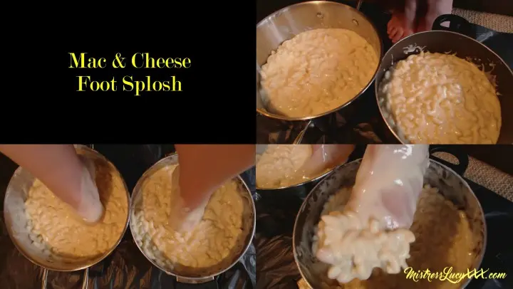 Poster: Mac & Cheese Foot Splosh Poster: Mac & Cheese Foot Splosh