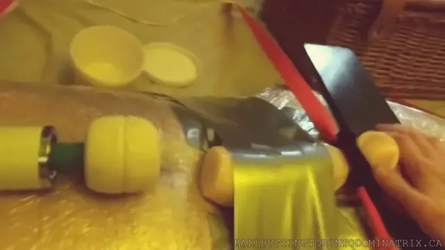 Poster: Plays with Balls – Bastienne Cross Toronto Crushed Balls Edging Footjob w Post Cum Ballbusting